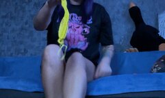 girl in socks b2p punchballoon