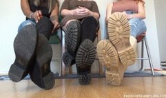 2328 Boots worship with Lilie Noemie Lysa