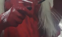 smoking 3 cigs in a holder