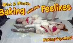 Messy Threesome! Baking with the Feelixes feat Courtney Pose