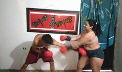 THE BEST BOXING VIDEO WITH MY EX BOYFRIEND