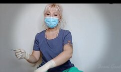 Dentist Relaxes you with a Gloved Hand Job