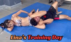 Skinny Pilates Girl Lina takes on Macho Eider