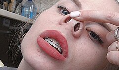 Upturned nose and nose piercing! MP4