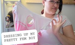 Dressing up my Pretty Sissy Fem Boy - Sissification