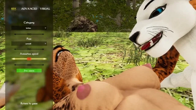 Feraliss [v0.1.1] Game Furry Animals Anthropomorphic Lesbian Leopard And  Lioness 3d Animation Yiff Porn Video
