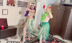 Hula Competiton REMATCH WEDGIE - AMI MERCURY & GIA LOVE