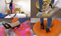 My Louboutins destroy your beloved inflatables