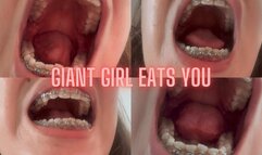Giant girl eats you