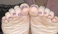 You've been dying for me to pull my gorgeous, soft, wrinkly soles out so you could really start stroking that cock for me