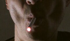Smoking Muratti red 100s closeup IYF 031224