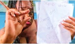 Sorry whitey, you Are Toooo SMALL To Matter!