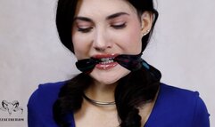 Gagged, tied up and left alone to struggle