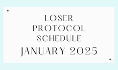 The Loser Protocol Calendar January - Loser Lifestyle 2025 Challenge with Countess Wednesday - Sexual Rejection, Mind Fuck, Reprogramming, Verbal Humiliation, Real Loser Living MP4 1080p