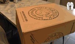 Testing her New Rock Boots