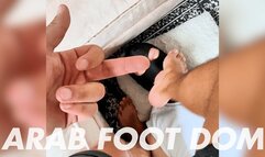 Arab Master Foot Slave Gag Training