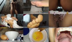 tiny men spy on unaware giantess all day