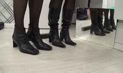 Hard heels tapping and toe wiggling part 89