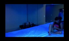 Mixed Wrestling in the Bed