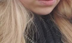 Smoking Outside - Theresa_Smoke (Close-Up)