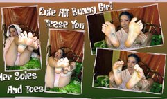 Cute Alt BunnyGirl Tease You Her Soft Sensitive Soles And Toes