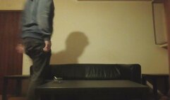 Me, your master ! Is smoking a cigarette !