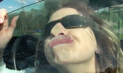 Lipstick On The Car Window HD-1080