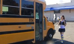 Bully Gets Wedgies on the School Bus