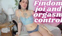 Findom JOI and orgasm control smaller file version mp4
