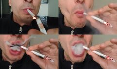 Chain Smoking EVE 120s blue and EVE 120s 081224 SLOW