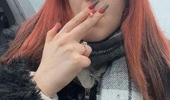 Old video of me smoking outdoors