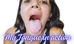 My tongue in action