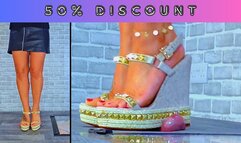 Crushing His Cock & Balls Under My Louboutin Wedges - Ultimate Cam - A127ULT