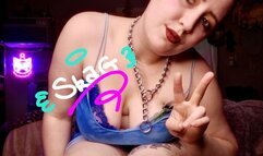 hairy fat girl gives herself a massive creampie