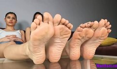 Wrinkled Sexy Soles - Barefoot - Foot Fetish - HD MP4