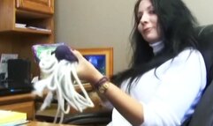 Your boss Gina asks you to tie her up