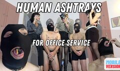 Cleo Domina -Human ashtrays for office services- MOBILE VERSION