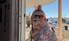 Fat & Immobile: Wheelchair Ride to the Doctor's Office SD