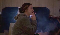 SMOKING YULIANA NOSE EXHALES