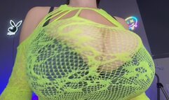 BBC Worship Dick Rating with JOI Cumshot on Tits