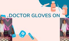 The sexy doctor prepares for your consultation