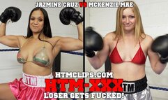 Jazmine Cruz vs McKenzie Mae Boxing - Loser Gets Fucked! HTM-XXX