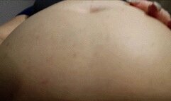 Someone was inflating belly , belly button massage helps WMV