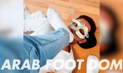 Arab Master Powerful Foot Domination