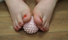 Playing with your toes in complete silence