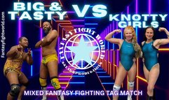 FFGMIX Knotty Girls vs Big and Tasty Mixed Tag Team Match mov