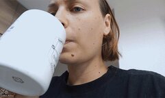 Stepbro turns me into a Giantess and makes me jerk him off!