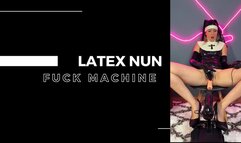 Latex nun fuck machine