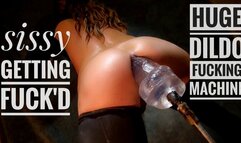 huge dildo ass fucking and gape