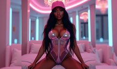 Bratty Ebony Princess: interactive degradation training call